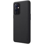 Laptop, Telefoane si Tablete - Telefoane mobile si accesorii - Accesorii Telefoane - Huse telefoane - Husa Super Frosted Shield pentru OnePlus 9, realizata dintr-un material termoplastic, echipata cu un suport rabatabil, in nuanta neagra - Infinity.ro