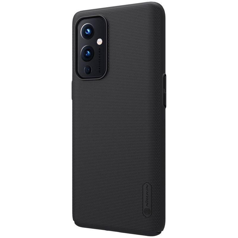 Laptop, Telefoane si Tablete - Telefoane mobile si accesorii - Accesorii Telefoane - Huse telefoane - Husa Super Frosted Shield pentru OnePlus 9, realizata dintr-un material termoplastic, echipata cu un suport rabatabil, in nuanta neagra - Infinity.ro