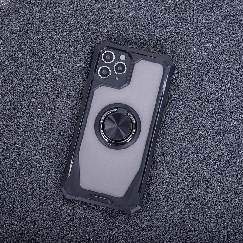 Laptop, Telefoane si Tablete - Telefoane mobile si accesorii - Accesorii Telefoane - Huse telefoane - Husa multifunctionala pentru Xiaomi Redmi 9C - protectie, suport magnetic inel si functie kickstand, model Defender, culoare negr - Infinity.ro