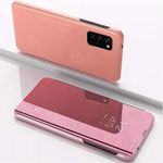 Laptop, Telefoane si Tablete - Telefoane mobile si accesorii - Accesorii Telefoane - Huse telefoane - Husa Clear View Rose Gold pentru Samsung Galaxy Note 20 Ultra si Note 20 Ultra 5G - Stil si protectie intr-un design flip cove - Infinity.ro