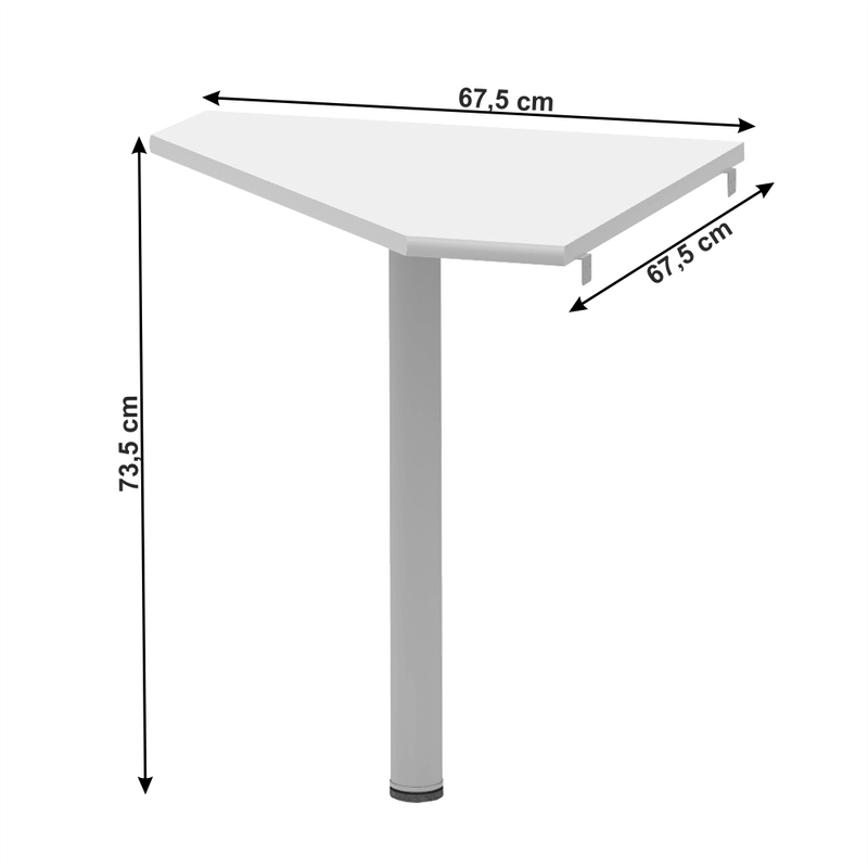 Casa si Gradina - Mobilier - Seturi de mobilier - Seturi dormitor - Set pentru birou, alb, JOHAN 2 NEW - Infinity.ro