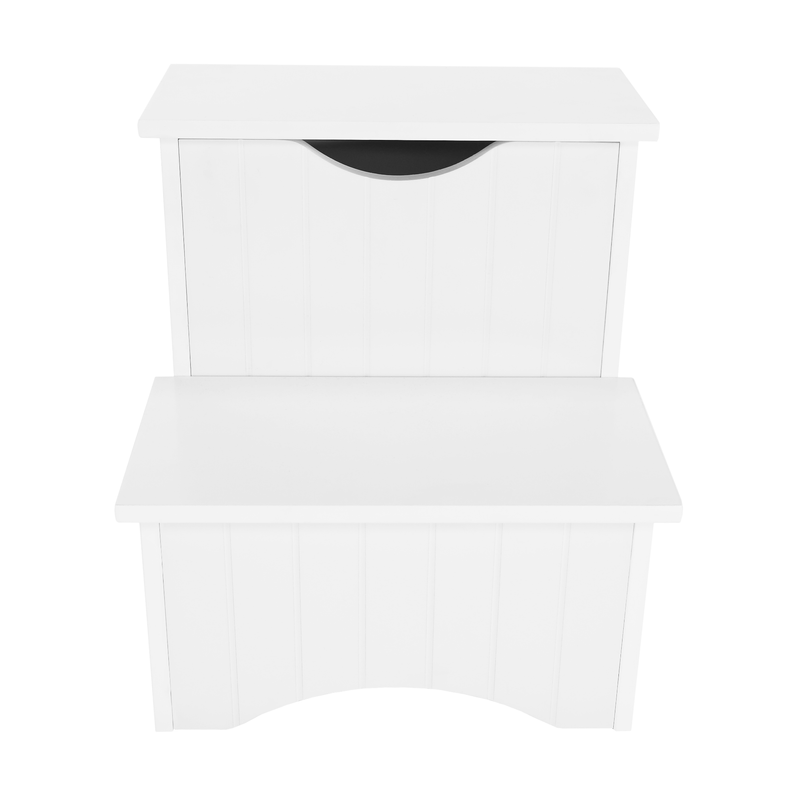 Casa si Gradina - Mobilier - Mobilier copii - Mobilier camera copiilor - Scari pentru copii cu spatiu de depozitare, alb, HURLEY - Infinity.ro