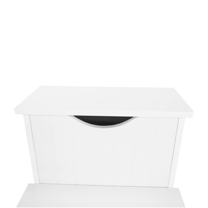 Casa si Gradina - Mobilier - Mobilier copii - Mobilier camera copiilor - Scari pentru copii cu spatiu de depozitare, alb, HURLEY - Infinity.ro