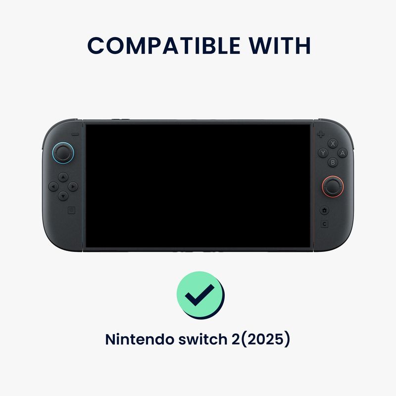 PC, gaming si accesorii - Gaming - Accesorii gaming - Accesorii console gaming - Set 2 folii Kwmobile pentru Nintendo Switch 2 (2025), aplicare fara bule, anti-amprenta, sticla securizata, transparent - Infinity.ro
