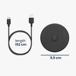 TV, Audio-Video si Foto - Audio Hi-Fi - Accesorii Audio Hi-Fi - Incarcator Kwmobile pentru Sony LinkBuds Speaker, incarcare, Plastic, negru - Infinity.ro