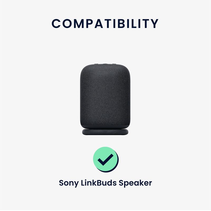 TV, Audio-Video si Foto - Audio Hi-Fi - Accesorii Audio Hi-Fi - Incarcator Kwmobile pentru Sony LinkBuds Speaker, incarcare, Plastic, negru - Infinity.ro