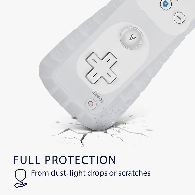 PC, gaming si accesorii - Gaming - Accesorii gaming - Accesorii console gaming - Husa Kwmobile pentru Nintendo Wii Remote Controller, protectie la zgarieturi, protectie la praf, silicon, transparent - Infinity.ro