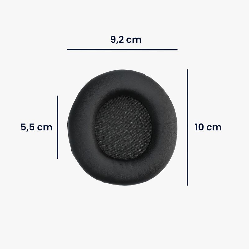 TV, Audio-Video si Foto - Portabile audio - Casti audio - Set 2 pernite casti Kwmobile pentru Sony MDR-DS7000, RF6000, RF6500, CD470, confort sporit, Piele ecologica, negru - Infinity.ro