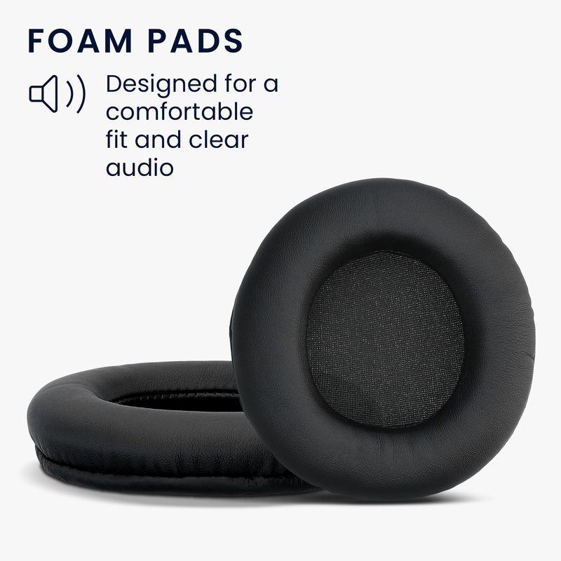 TV, Audio-Video si Foto - Portabile audio - Casti audio - Set 2 pernite casti Kwmobile pentru Sony MDR-DS7000, RF6000, RF6500, CD470, confort sporit, Piele ecologica, negru - Infinity.ro