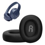 TV, Audio-Video si Foto - Portabile audio - Casti audio - Set 2 pernite casti Kwmobile pentru JBL Tune T760NC, Tune T750BTNC, Tune T710BT, Tune T700BT, Piele ecologica, negru - Infinity.ro