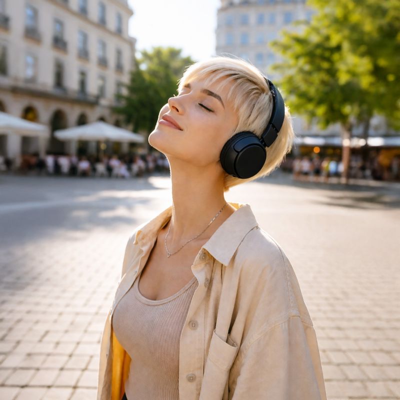 TV, Audio-Video si Foto - Portabile audio - Casti audio - Set 2 pernite casti Kwmobile pentru JBL Tune T760NC, Tune T750BTNC, Tune T710BT, Tune T700BT, Piele ecologica, negru - Infinity.ro