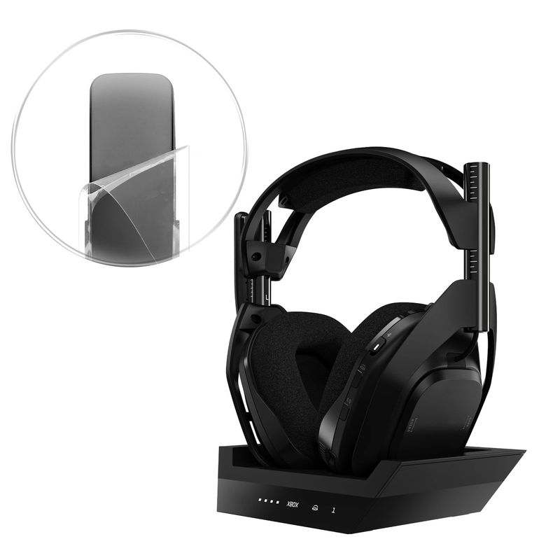 TV, Audio-Video si Foto - Portabile audio - Casti audio - Banda casti Kwmobile pentru Astro Gaming A50 Wireless Gen4, antizgarieturi, confort sporit, Piele ecologica, negru - Infinity.ro