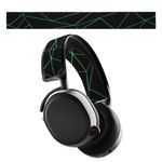 TV, Audio-Video si Foto - Portabile audio - Casti audio - Banda casti Kwmobile pentru SteelSeries Arctis 7, Arctis 9, Arctis 9X, Arctis PRO, confort sporit, Nylon, negru, verde - Infinity.ro