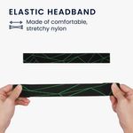 TV, Audio-Video si Foto - Portabile audio - Casti audio - Banda casti Kwmobile pentru SteelSeries Arctis 7, Arctis 9, Arctis 9X, Arctis PRO, confort sporit, Nylon, negru, verde - Infinity.ro