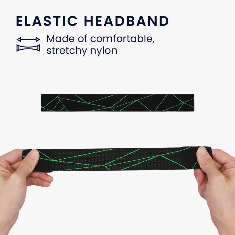 TV, Audio-Video si Foto - Portabile audio - Casti audio - Banda casti Kwmobile pentru SteelSeries Arctis 7, Arctis 9, Arctis 9X, Arctis PRO, confort sporit, Nylon, negru, verde - Infinity.ro