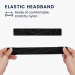 TV, Audio-Video si Foto - Portabile audio - Casti audio - Banda casti Kwmobile pentru SteelSeries Arctis 7, Arctis 9, Arctis 9X, Arctis PRO, confort sporit, Nylon, negru, gri - Infinity.ro
