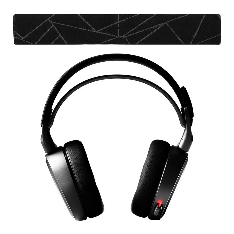 TV, Audio-Video si Foto - Portabile audio - Casti audio - Banda casti Kwmobile pentru SteelSeries Arctis 7, Arctis 9, Arctis 9X, Arctis PRO, confort sporit, Nylon, negru, gri - Infinity.ro
