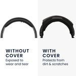 TV, Audio-Video si Foto - Portabile audio - Casti audio - Banda casti Kwmobile pentru Bose QuietComfort 35, QuietComfort 35 II, QuietComfort 25, confort sporit, Nylon, negru - Infinity.ro