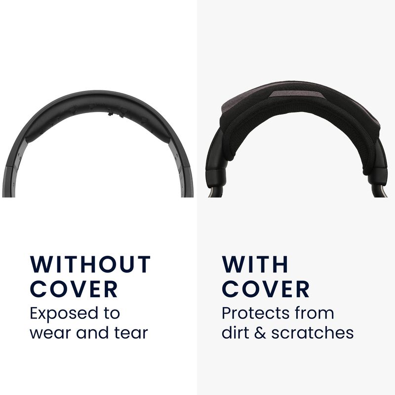 TV, Audio-Video si Foto - Portabile audio - Casti audio - Banda casti Kwmobile pentru Bose QuietComfort 35, QuietComfort 35 II, QuietComfort 25, confort sporit, Nylon, negru - Infinity.ro