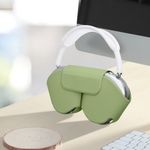 TV, Audio-Video si Foto - Portabile audio - Casti audio - Husa casti Kwmobile pentru Apple AirPods Max, AirPods Max 2, Sleep/Wake, antizgarieturi, Poliester, verde - Infinity.ro