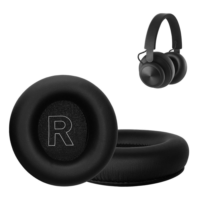 TV, Audio-Video si Foto - Portabile audio - Casti audio - Set 2 pernite casti Kwmobile pentru Bang & Olufsen H4, H6, H7, H9, H9i, HX, H9 Gen3, confort, Piele ecologica, negru - Infinity.ro