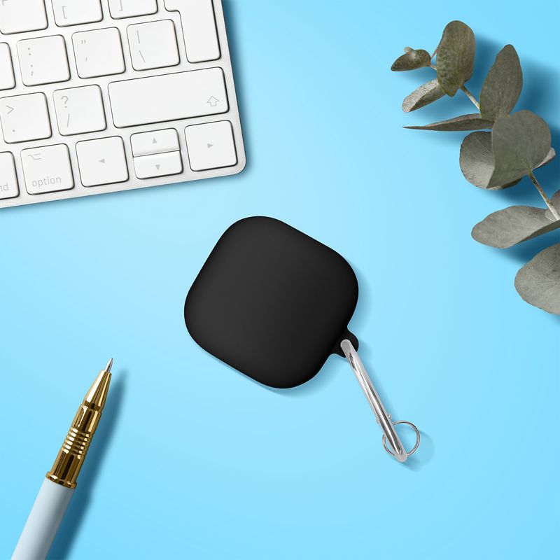 TV, Audio-Video si Foto - Portabile audio - Casti audio - Husa casti Kwmobile pentru Samsung Galaxy Buds 4, Galaxy Buds 4 Pro, cu carabina, antizgarieturi, Silicon, negru - Infinity.ro