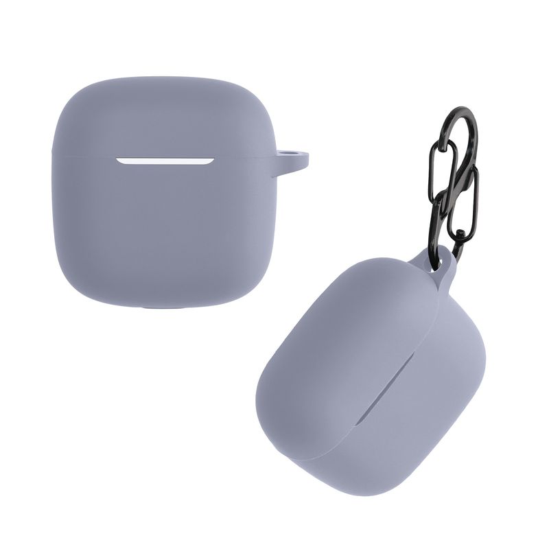 TV, Audio-Video si Foto - Portabile audio - Casti audio - Husa casti Kwmobile pentru Huawei FreeBuds SE 2, FreeBuds SE 3, cu carabina, antizgarieturi, Silicon, mov - Infinity.ro