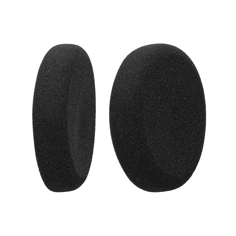 TV, Audio-Video si Foto - Portabile audio - Casti audio - Set 2 pernite casti Kwmobile pentru Jabra Evolve 20/20 SE/30/30 II/40/65, Spuma, negru - Infinity.ro