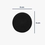 TV, Audio-Video si Foto - Portabile audio - Casti audio - Set 2 pernite casti Kwmobile pentru Jabra Evolve 20/20 SE/30/30 II/40/65, Spuma, negru - Infinity.ro