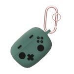 TV, Audio-Video si Foto - Portabile audio - Casti audio - Husa casti Kwmobile pentru JBL Wave Beam, Beam 2, Wave 200TWS, cu carabina, antizgarieturi, Silicon, verde, negru - Infinity.ro