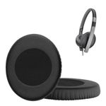 TV, Audio-Video si Foto - Portabile audio - Casti audio - Set 2 pernite casti Kwmobile pentru Sennheiser HD2.01, HD2.20S, HD2.30I, HD2.30G, confort sporit, Piele ecologica, negru - Infinity.ro