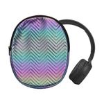 TV, Audio-Video si Foto - Portabile audio - Casti audio - Husa casti Kwmobile pentru JBL Tune 600, Tune 500BT, Tune 510BT, Tune 450, antisoc, piele eco, multicolor - Infinity.ro