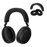 TV, Audio-Video si Foto - Portabile audio - Casti audio - Set 3 pernite casti Kwmobile pentru Sennheiser MOMENTUM 4 Wireless, antizgarieturi, confort sporit, Silicon, negru - Infinity.ro