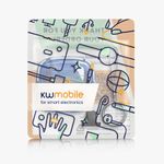 TV, Audio-Video si Foto - Portabile audio - Casti audio - Husa casti Kwmobile pentru Huawei FreeBuds SE 2, FreeBuds SE 3, stand, antisoc, Termoplastic, albastru, transparent - Infinity.ro