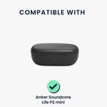 TV, Audio-Video si Foto - Portabile audio - Casti audio - Husa casti Kwmobile pentru Anker Soundcore Life P2 Mini, cu carabina, antizgarieturi, Silicon, multicolor - Infinity.ro