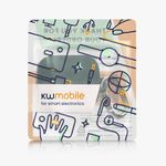 TV, Audio-Video si Foto - Portabile audio - Casti audio - Husa casti Kwmobile pentru EarFun Air Pro 4+, Air Pro 4 Plus, cu carabina, antizgarieturi, Silicon, verde - Infinity.ro