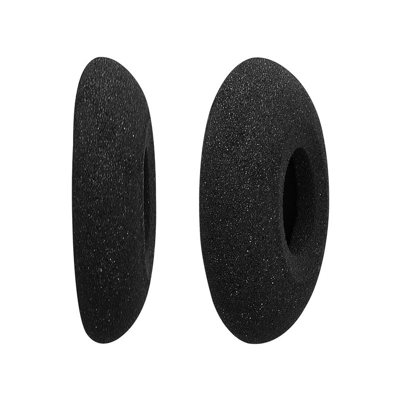 TV, Audio-Video si Foto - Portabile audio - Casti audio - Set 2 pernite casti Kwmobile pentru Logitech Biz 2300 USB Duo, Biz 2300 QD, Biz 2300 USB MS, confort, Spuma, negru - Infinity.ro