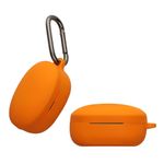 TV, Audio-Video si Foto - Portabile audio - Casti audio - Husa casti Kwmobile pentru Anker Soundcore Life P2 Mini, cu carabina, antizgarieturi, Silicon, portocaliu - Infinity.ro