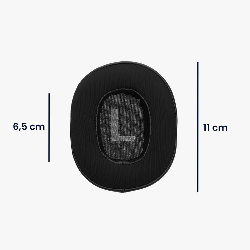 TV, Audio-Video si Foto - Portabile audio - Casti audio - Set 2 pernite casti Kwmobile pentru Logitech G Pro X, G Prox 2, G Pro X SE, confort sporit, Piele ecologica, negru - Infinity.ro