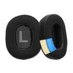 TV, Audio-Video si Foto - Portabile audio - Casti audio - Set 2 pernite casti Kwmobile pentru Logitech G Pro X, G Prox 2, G Pro X SE, confort sporit, Piele ecologica, negru - Infinity.ro