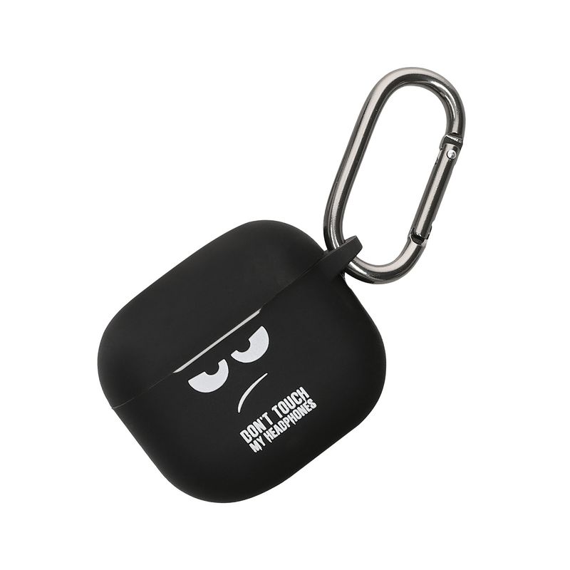 TV, Audio-Video si Foto - Portabile audio - Casti audio - Husa casti Kwmobile pentru Huawei FreeBuds SE 2, FreeBuds SE 3, cu carabina, antizgarieturi, Silicon, alb, negru - Infinity.ro