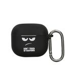 TV, Audio-Video si Foto - Portabile audio - Casti audio - Husa casti Kwmobile pentru Huawei FreeBuds SE 2, FreeBuds SE 3, cu carabina, antizgarieturi, Silicon, alb, negru - Infinity.ro