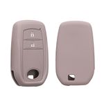Auto si Moto - Electronice auto - Accesorii electronice auto - Husa cheie auto Kwmobile pentru Toyota 2, 3 butoane Aygo Yaris Cross RAV4 GR 2020-2024, anti-alunecare, TPU, mov - Infinity.ro