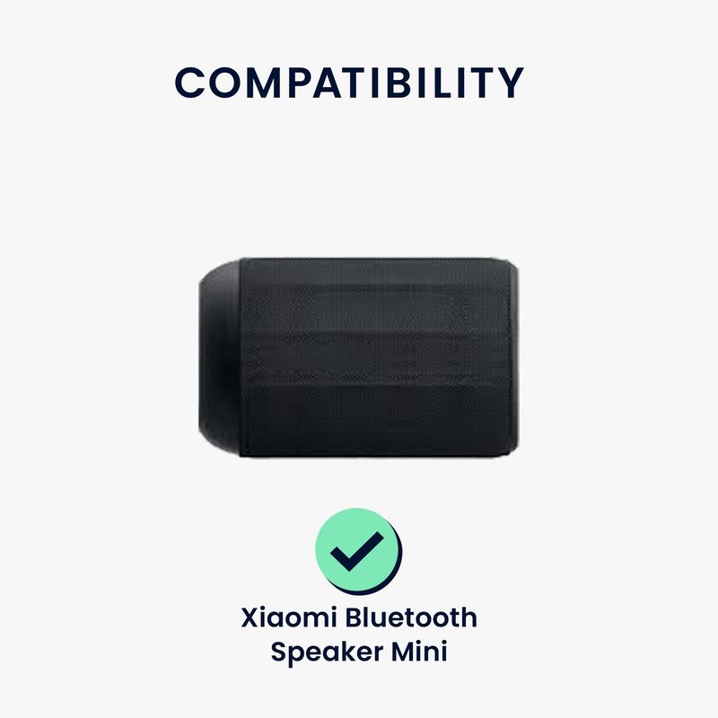 TV, Audio-Video si Foto - Portabile audio - Casti audio - Husa Kwmobile pentru Xiaomi Bluetooth Speaker Mini, anti-alunecare, antizgarieturi, Silicon, portocaliu - Infinity.ro