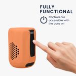 TV, Audio-Video si Foto - Portabile audio - Casti audio - Husa Kwmobile pentru Xiaomi Bluetooth Speaker Mini, anti-alunecare, antizgarieturi, Silicon, portocaliu - Infinity.ro
