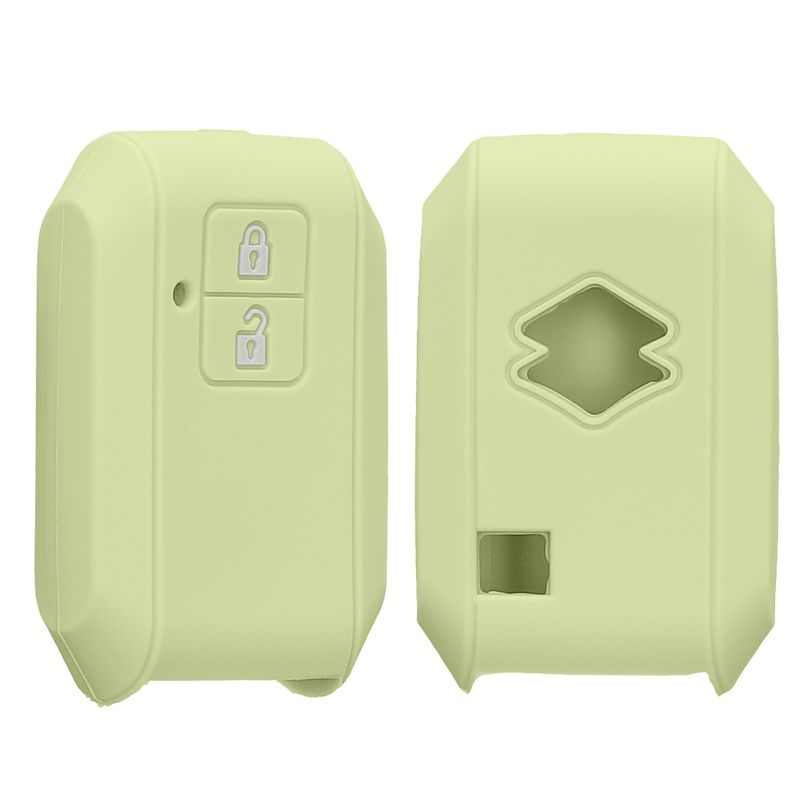 Auto si Moto - Electronice auto - Accesorii electronice auto - Husa cheie auto Kwmobile pentru Suzuki Swift Ignis Jimny XL7 Ertiga, anti-alunecare, TPU, verde - Infinity.ro