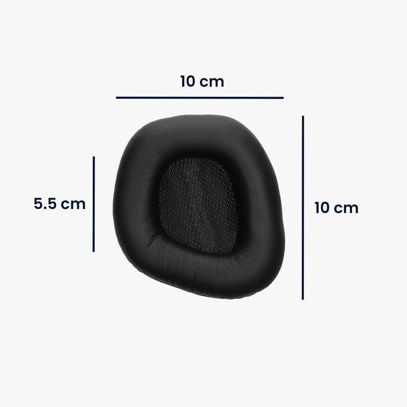 TV, Audio-Video si Foto - Portabile audio - Casti audio - Set 2 pernite casti Kwmobile pentru Corsair Void v2, Void Elite Surround, Void Pro, confort, Piele ecologica, negru - Infinity.ro