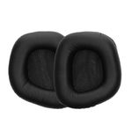 TV, Audio-Video si Foto - Portabile audio - Casti audio - Set 2 pernite casti Kwmobile pentru Corsair Void v2, Void Elite Surround, Void Pro, confort, Piele ecologica, negru - Infinity.ro