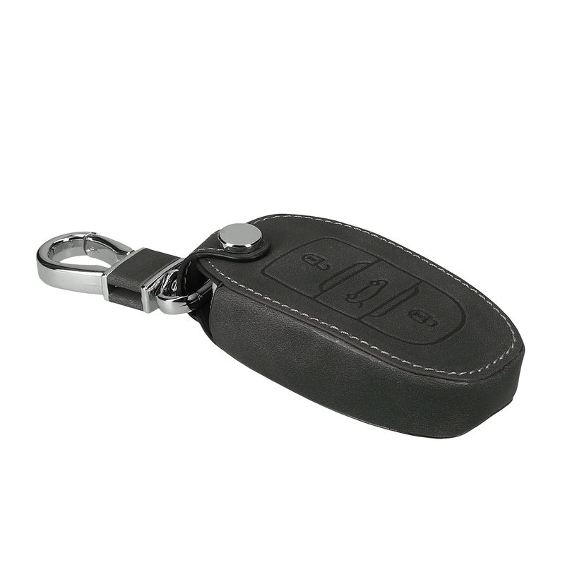 Auto si Moto - Electronice auto - Accesorii electronice auto - Husa cheie auto Kwmobile pentru Opel, anti-alunecare, piele ecologica, gri - Infinity.ro