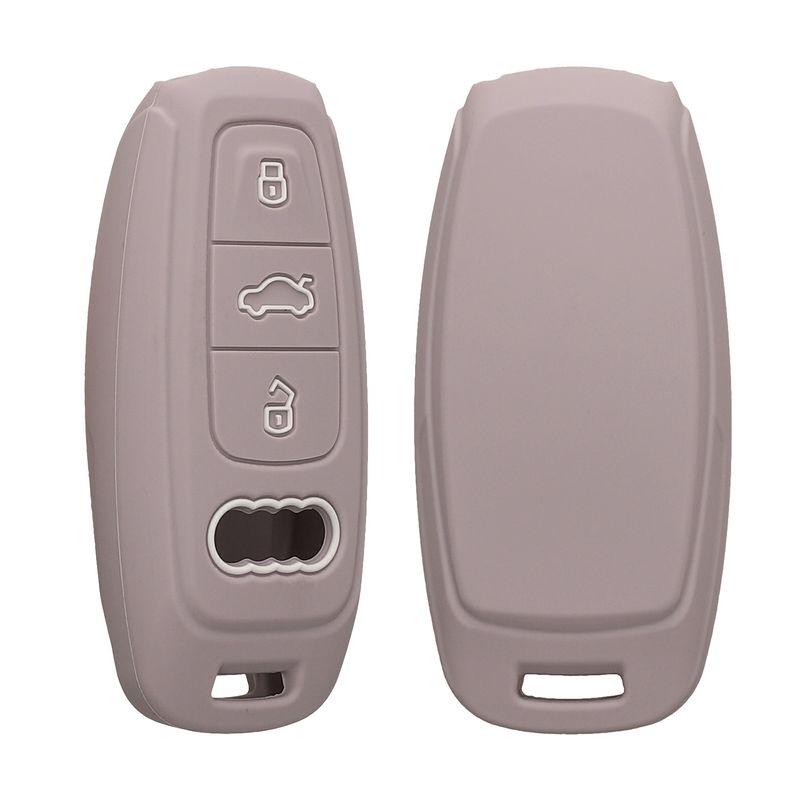 Auto si Moto - Electronice auto - Accesorii electronice auto - Husa cheie auto Kwmobile pentru Audi A6, A7, A8, Q7, anti-alunecare, TPU, mov - Infinity.ro